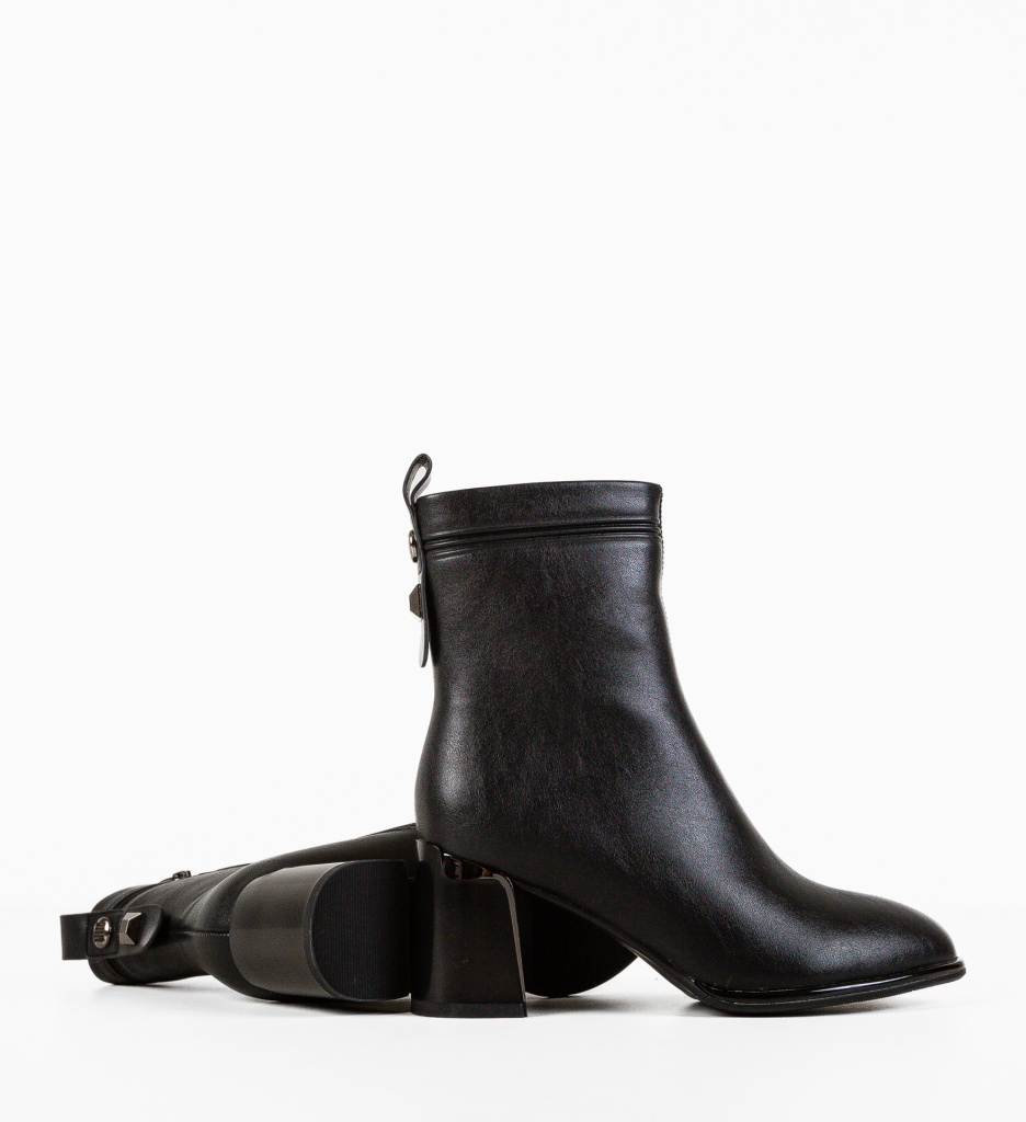 Botine Adrax Negre - Eleganță și Confort - imagine 5