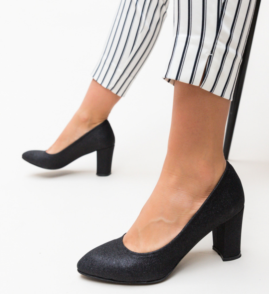 Pantofi Orion Negri | Eleganți și Versatili - imagine 3