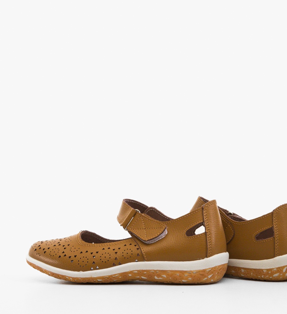Pantofi Casual Silka Camel | Confort și Stil - imagine 5