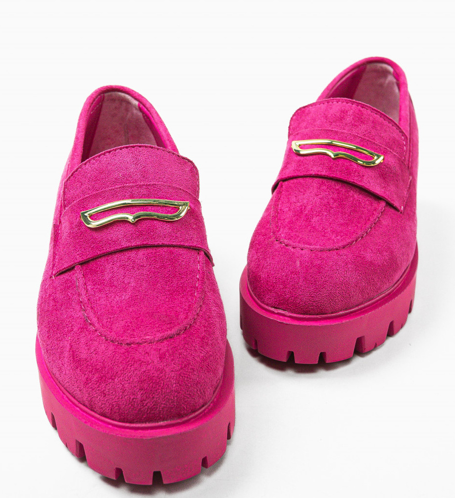 Pantofi Casual Beikrols Fuchsia - Confort și Stil - imagine 6