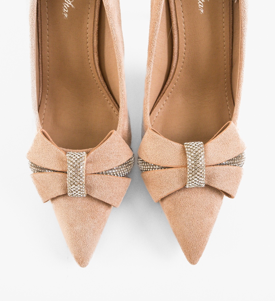 Pantofi Stiletto Subhaa Bej - Eleganță Maximă - imagine 5
