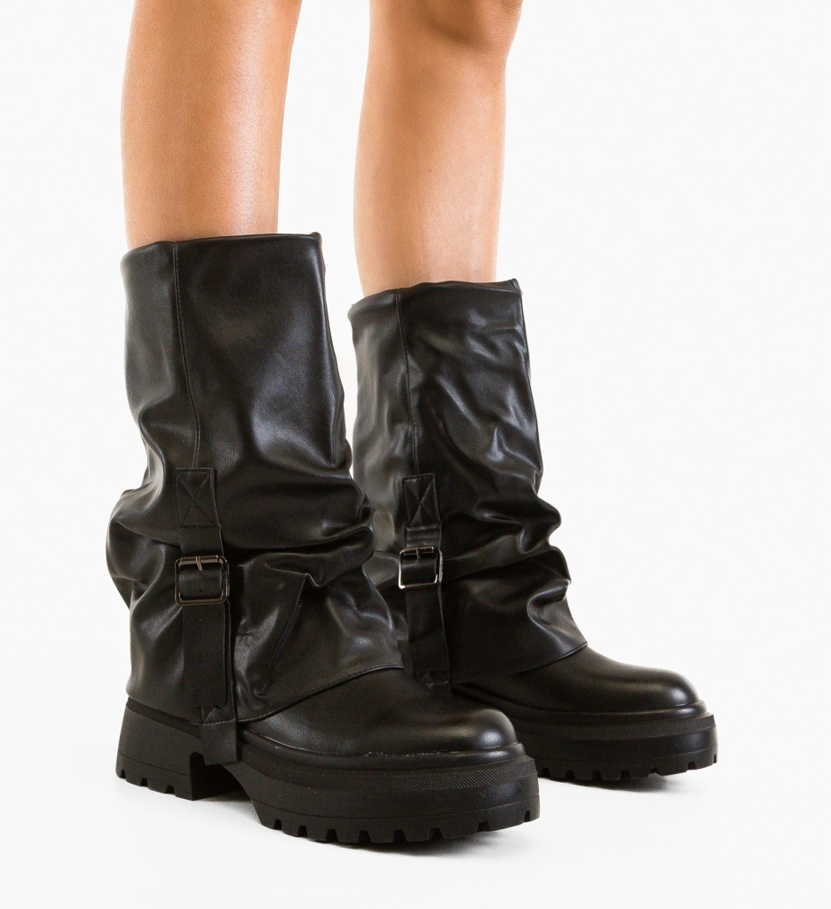 Cizme Gorczyca Negre Elegante - Design Modern - imagine 4