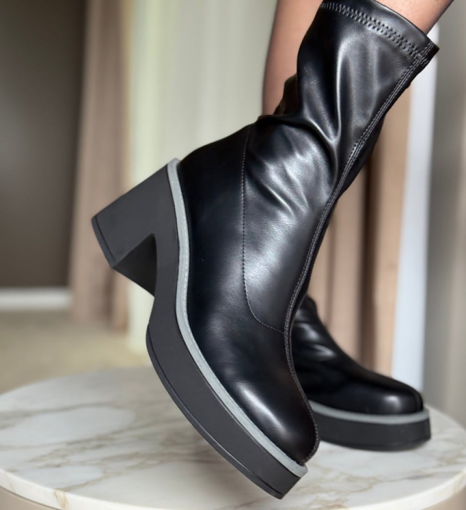 Botine Dama Naom Negre - Eleganță și Stil - imagine 4