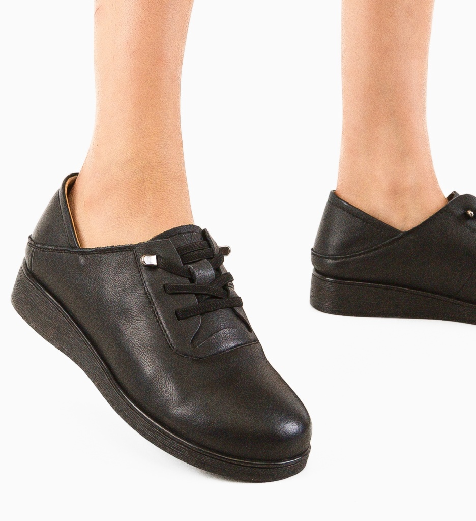 Pantofi Casual Heleg Negri - Confort și Eleganță - imagine 2