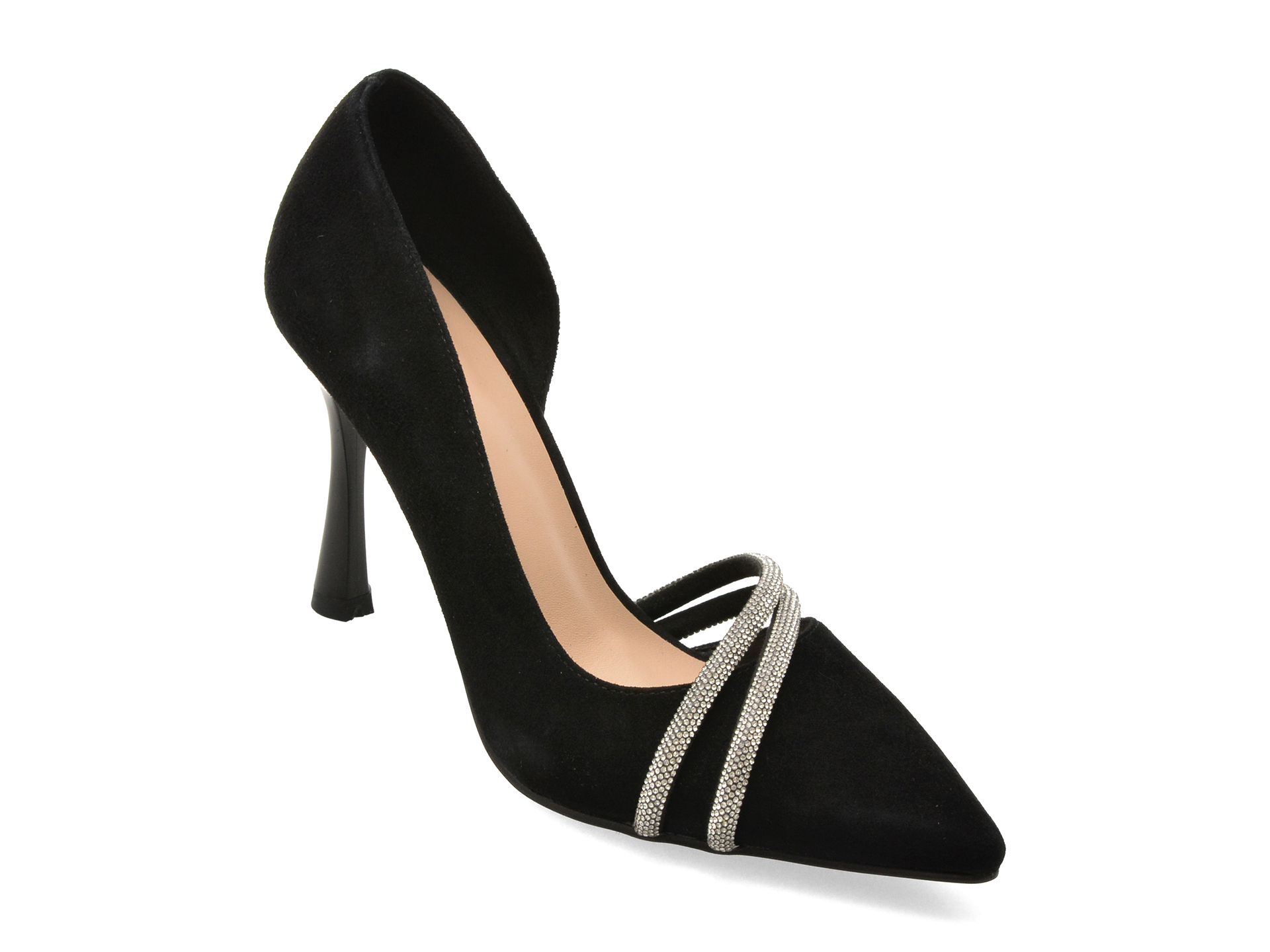 Pantofi Flavia Passini Eleganti din Piele Intoarsa - imagine 2