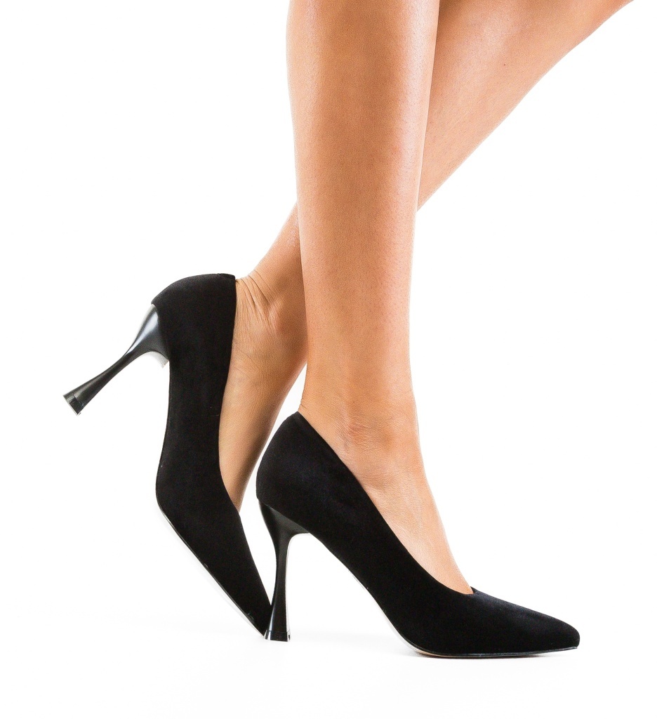Pantofi Monro Negri | Eleganță și Stil Refinit - imagine 2