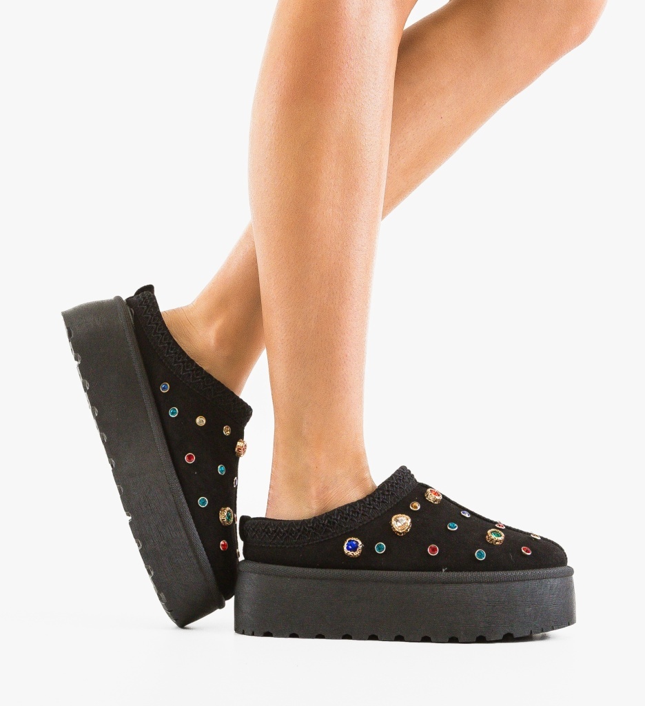 Cizme Ug Ulopas Negre Confortabile | Depurtat - imagine 2