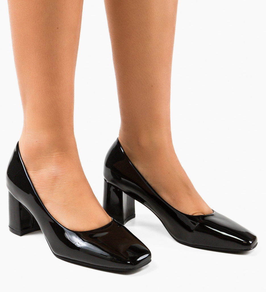 Pantofi dama Phelps Negri - Eleganță și Stil - imagine 2