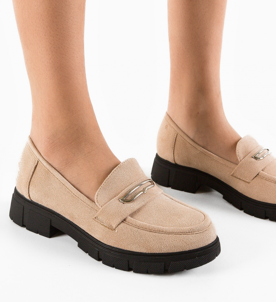 Pantofi Casual Tynos Bej | Confort & Eleganță - imagine 3