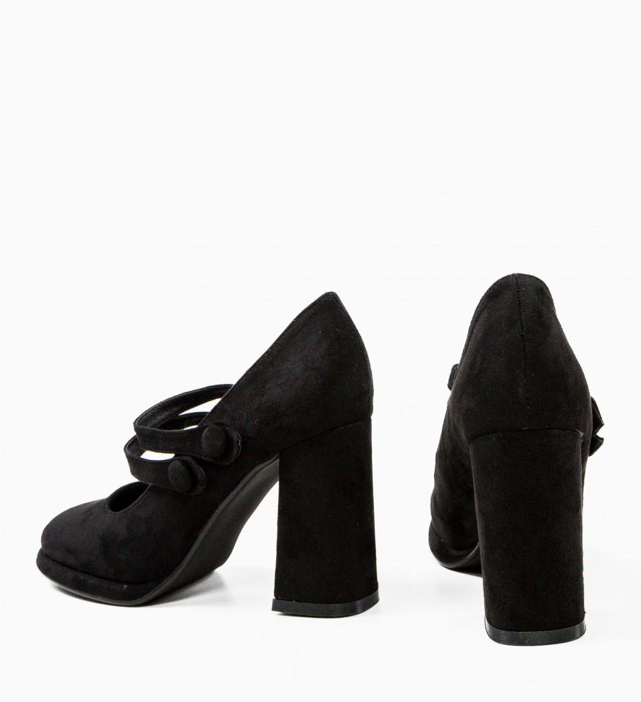 Pantofi Vintage Negri | Eleganță Atemporală - imagine 8
