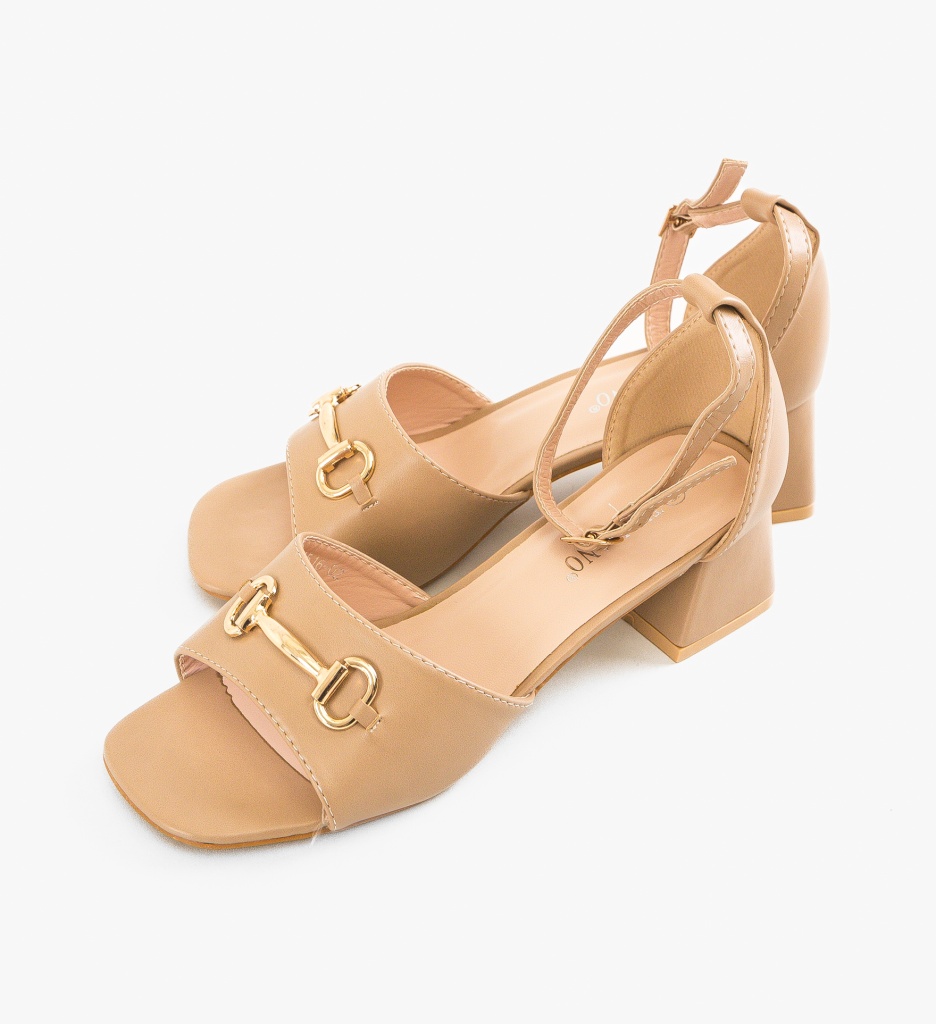 Sandale Toc Mann Nude - Eleganță Feminină - imagine 4