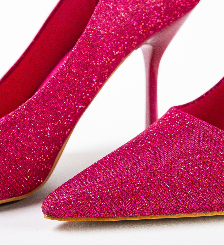 Pantofi Efan Fuchsia cu Toc - Eleganță Asigurată - imagine 6