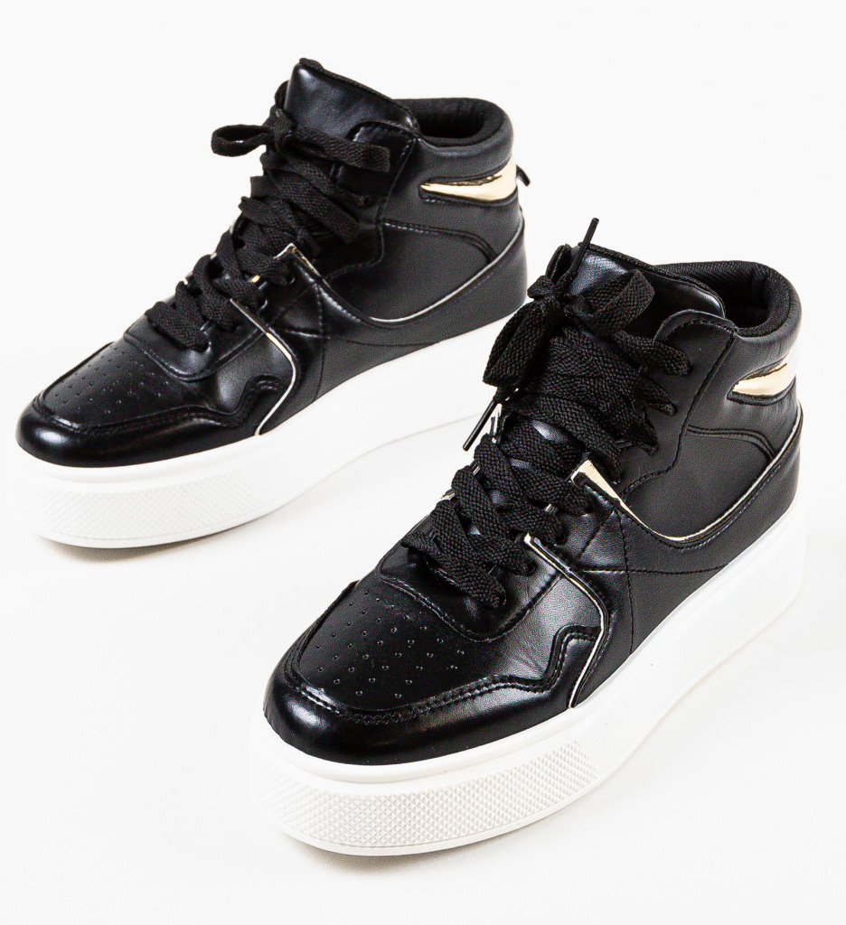 Adidasi Dama Kane Negri - Confort Maxim - imagine 7