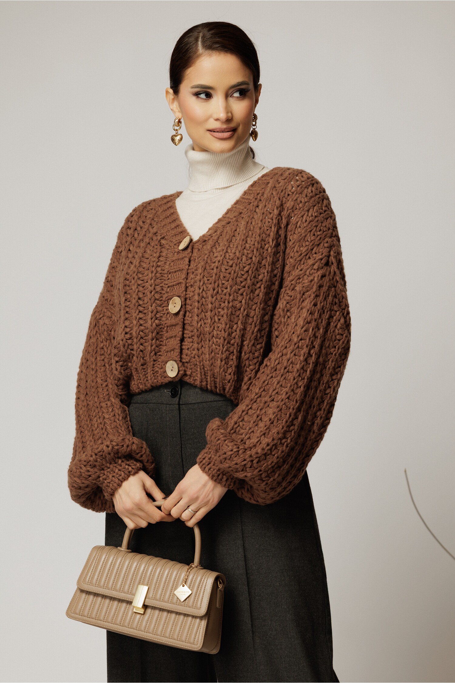 Pulover Tricotat Maro Dama | Stil & Confort