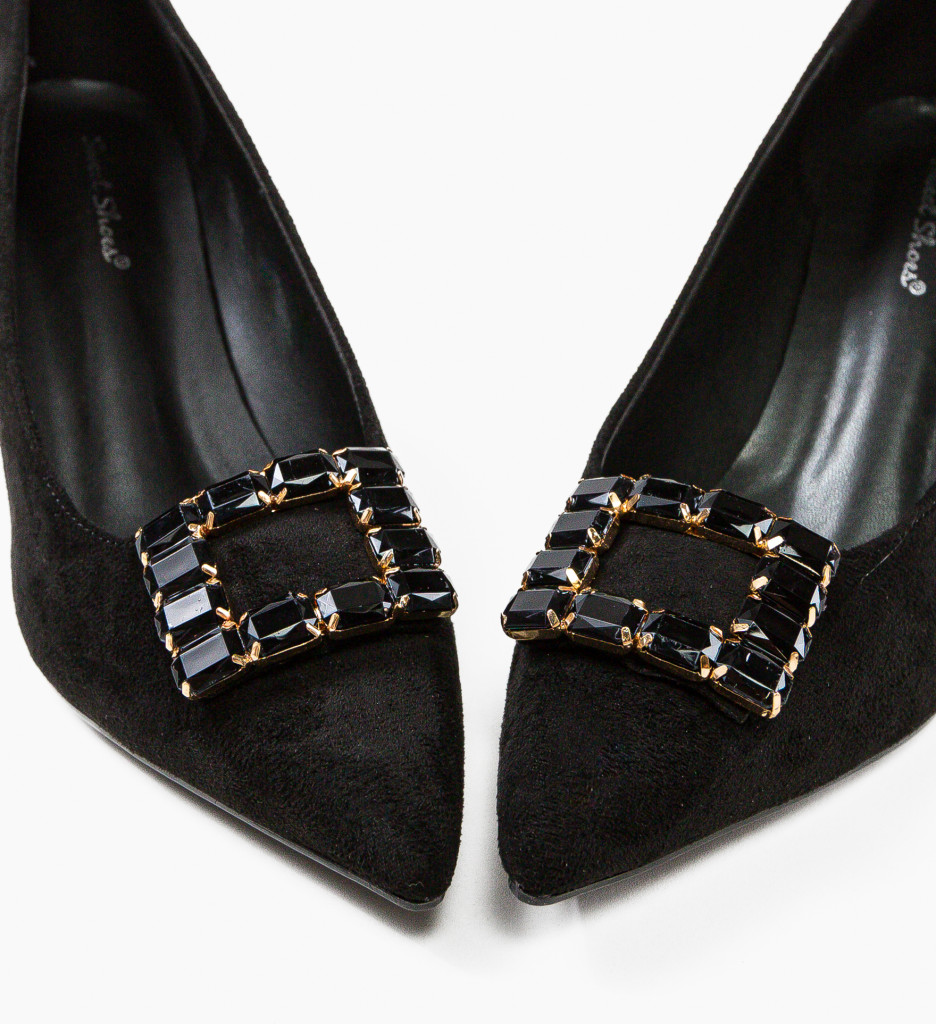 Pantofi Dama Joan Negri cu Toc Eleganți - imagine 8