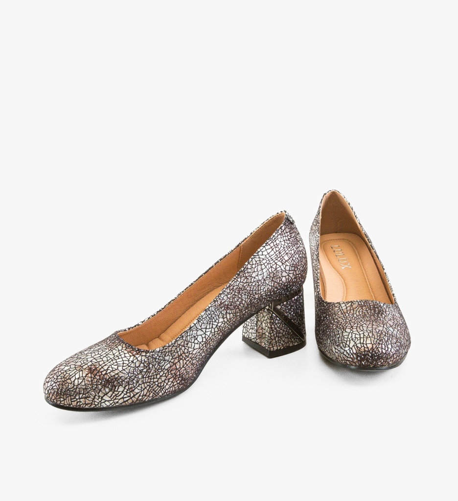 Pantofi dama Kadde Negri cu toc elegant - imagine 4