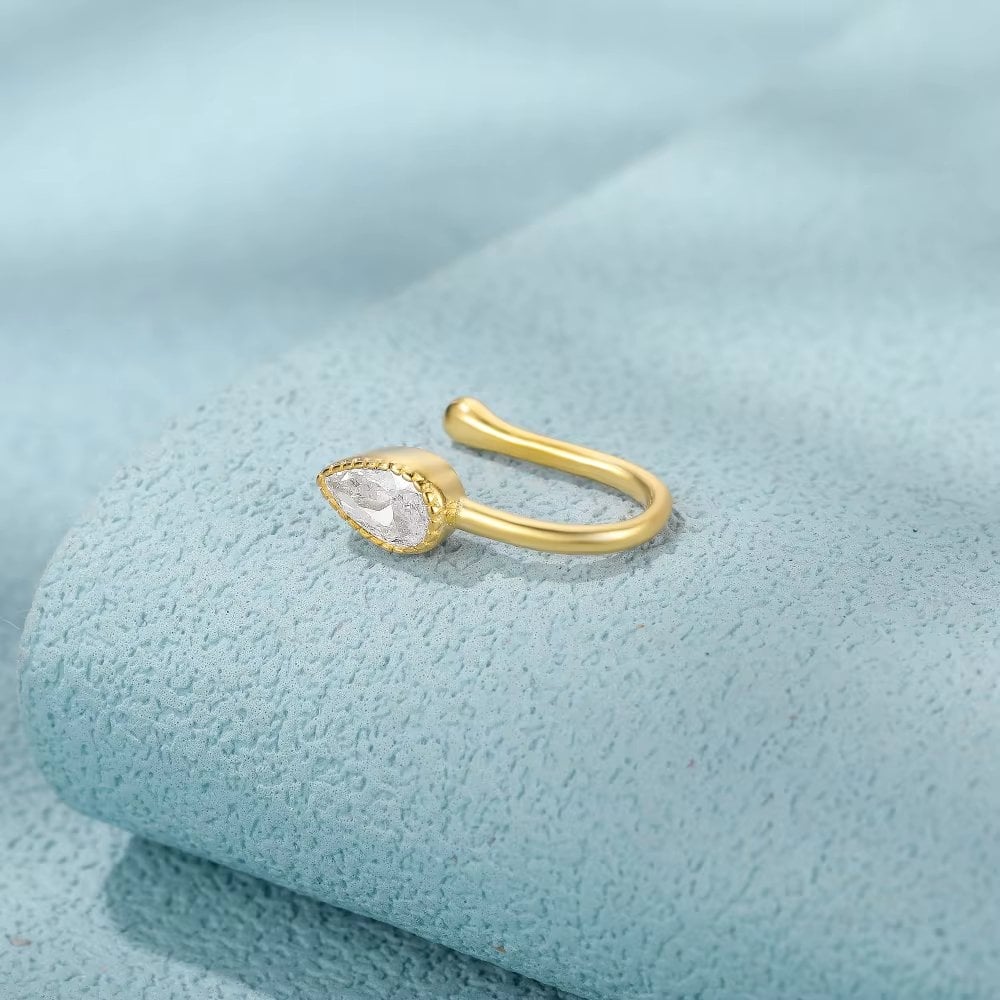 Cercel Ear Cuff Argint 925 Delis | Model Elegant - imagine 2