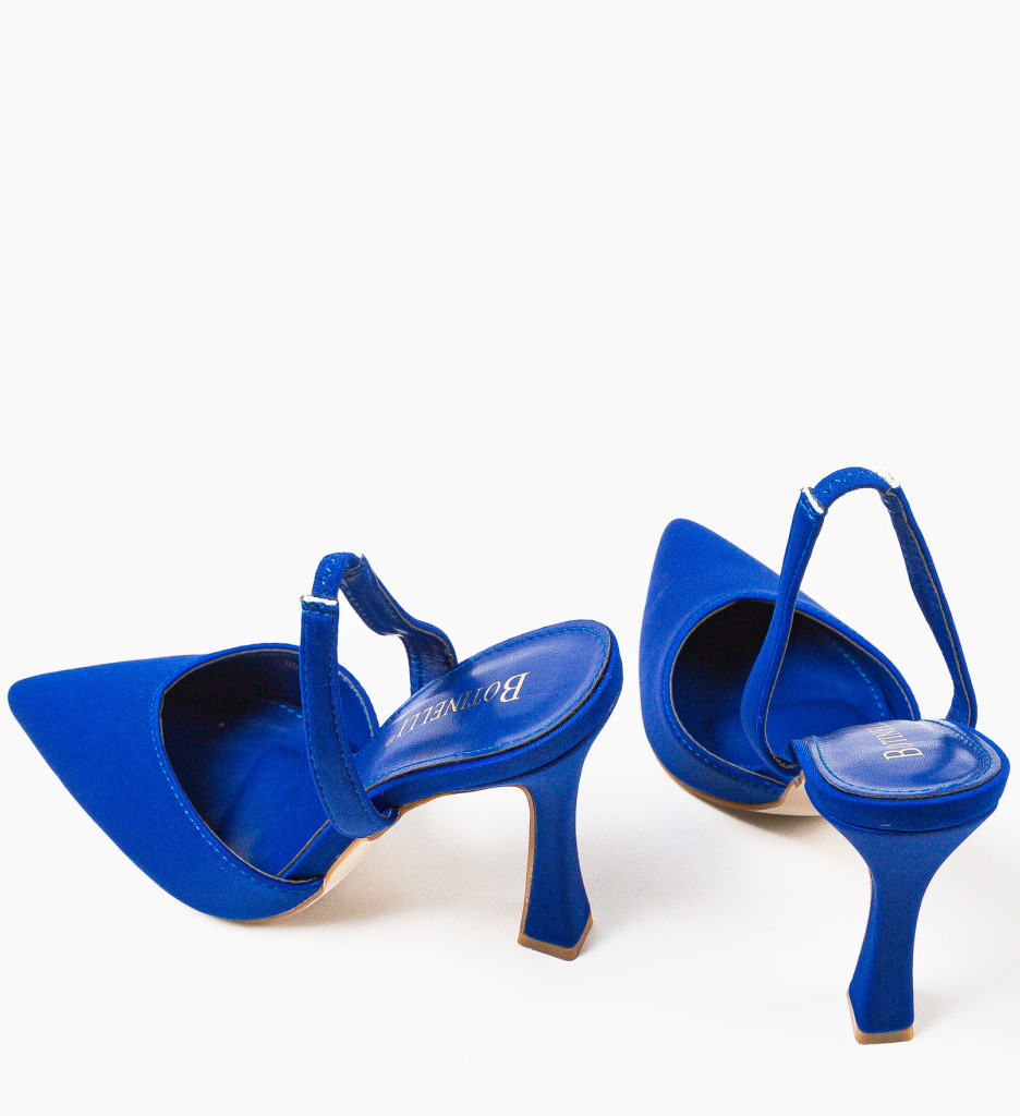 Pantofi Toc Vanty Albastri - Eleganță & Stil - imagine 7