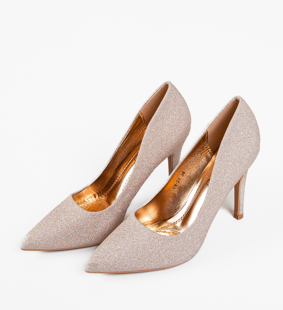 Pantofi Tenarus Aurii 2 - Eleganță și Stil - imagine 7