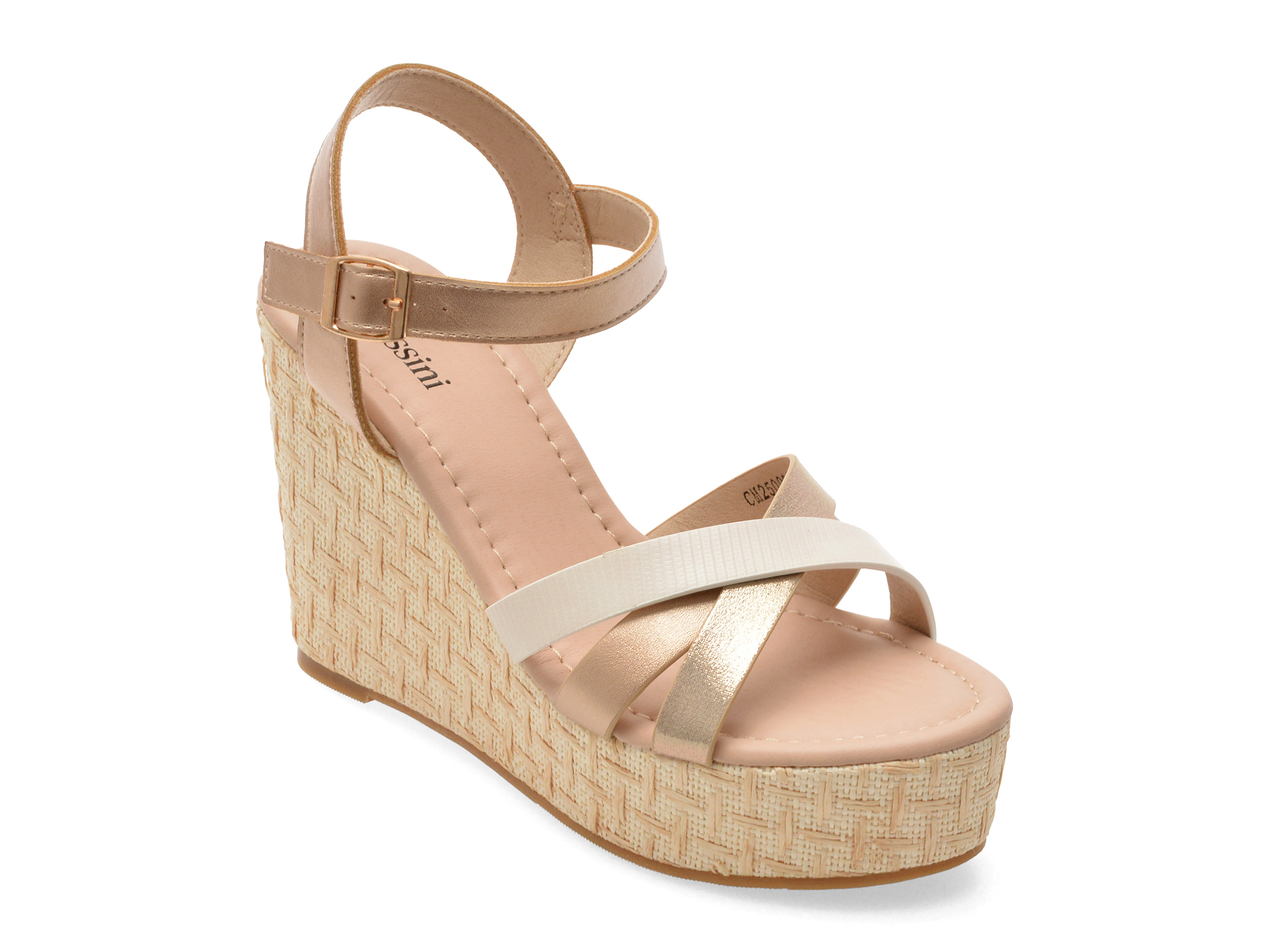 Sandale FLAVIA PASSINI 986 Aurii Piele Naturală
