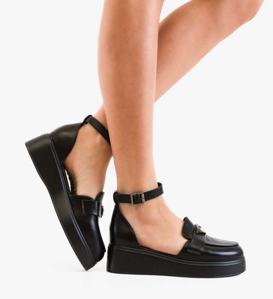 Pantofi Casual Terfly Negri – Confort Stilat - imagine 4