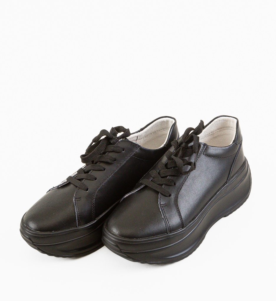 Pantofi Casual Yrna Negri - Confort și Stil Urban - imagine 8