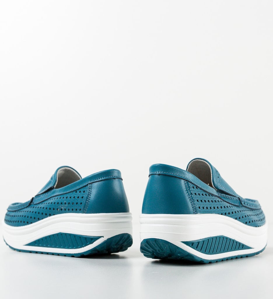Pantofi Casual Bicaz Albastri | Confort Zilnic - imagine 8
