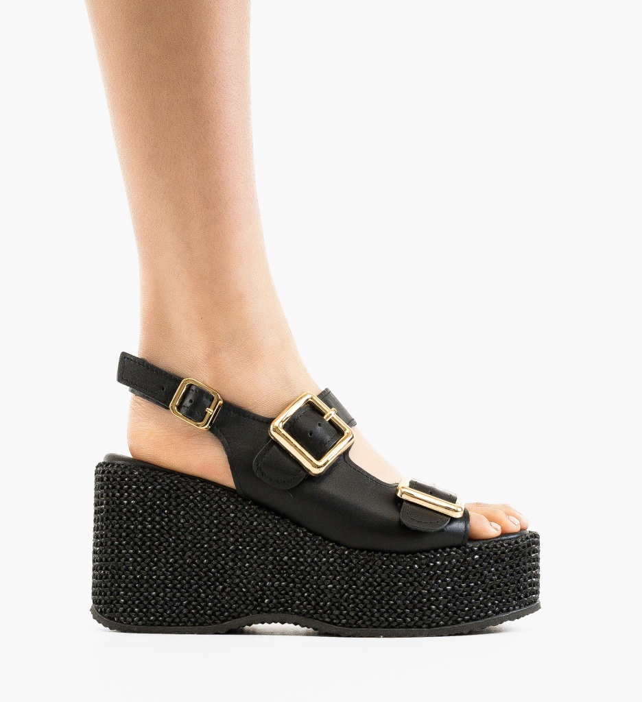 Sandale Dama Boreas Negre - Eleganță și Confort - imagine 6