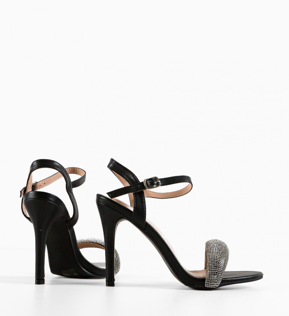 Sandale cu Toc Cyill Negre - Eleganță și Stil - imagine 6