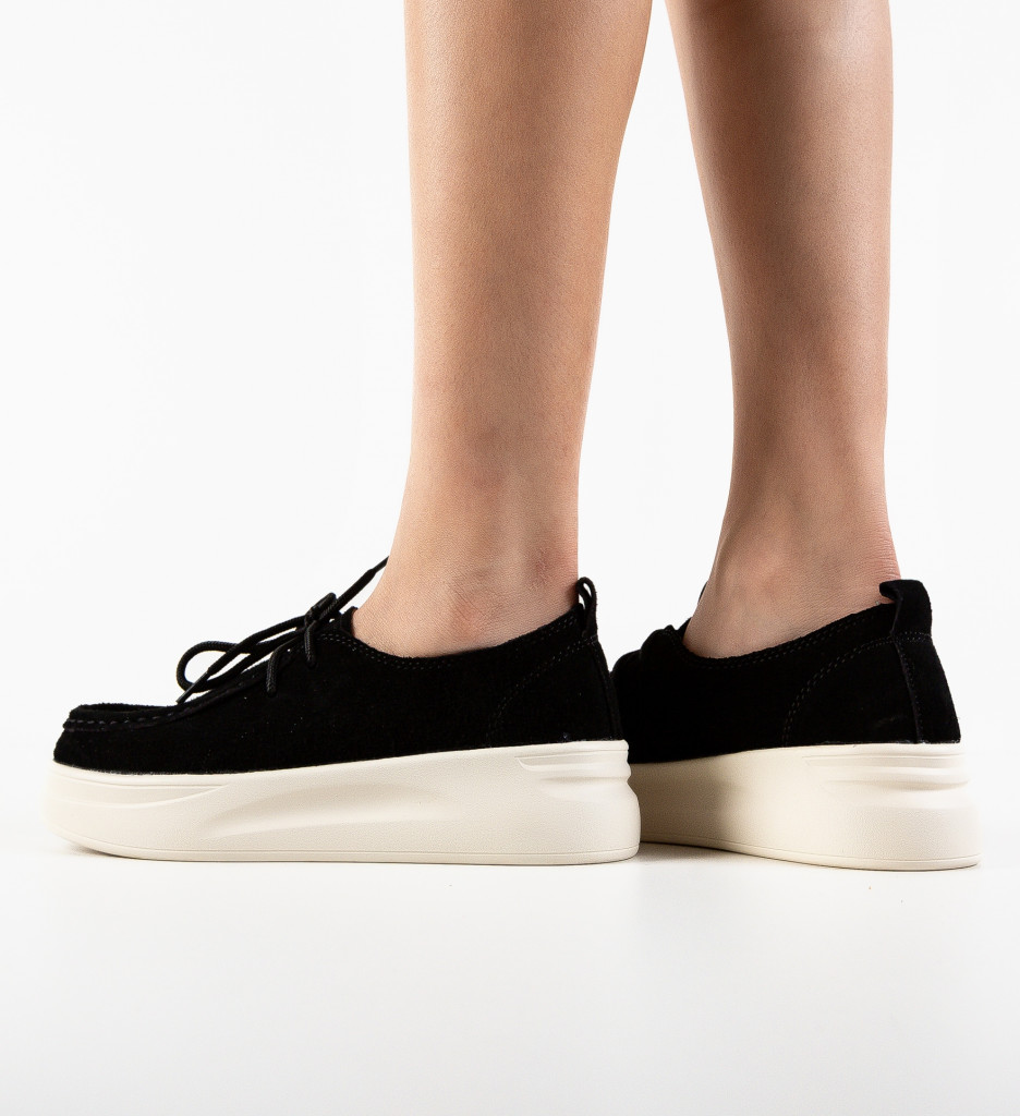Pantofi Casual Jange Negri | Confort și Stil