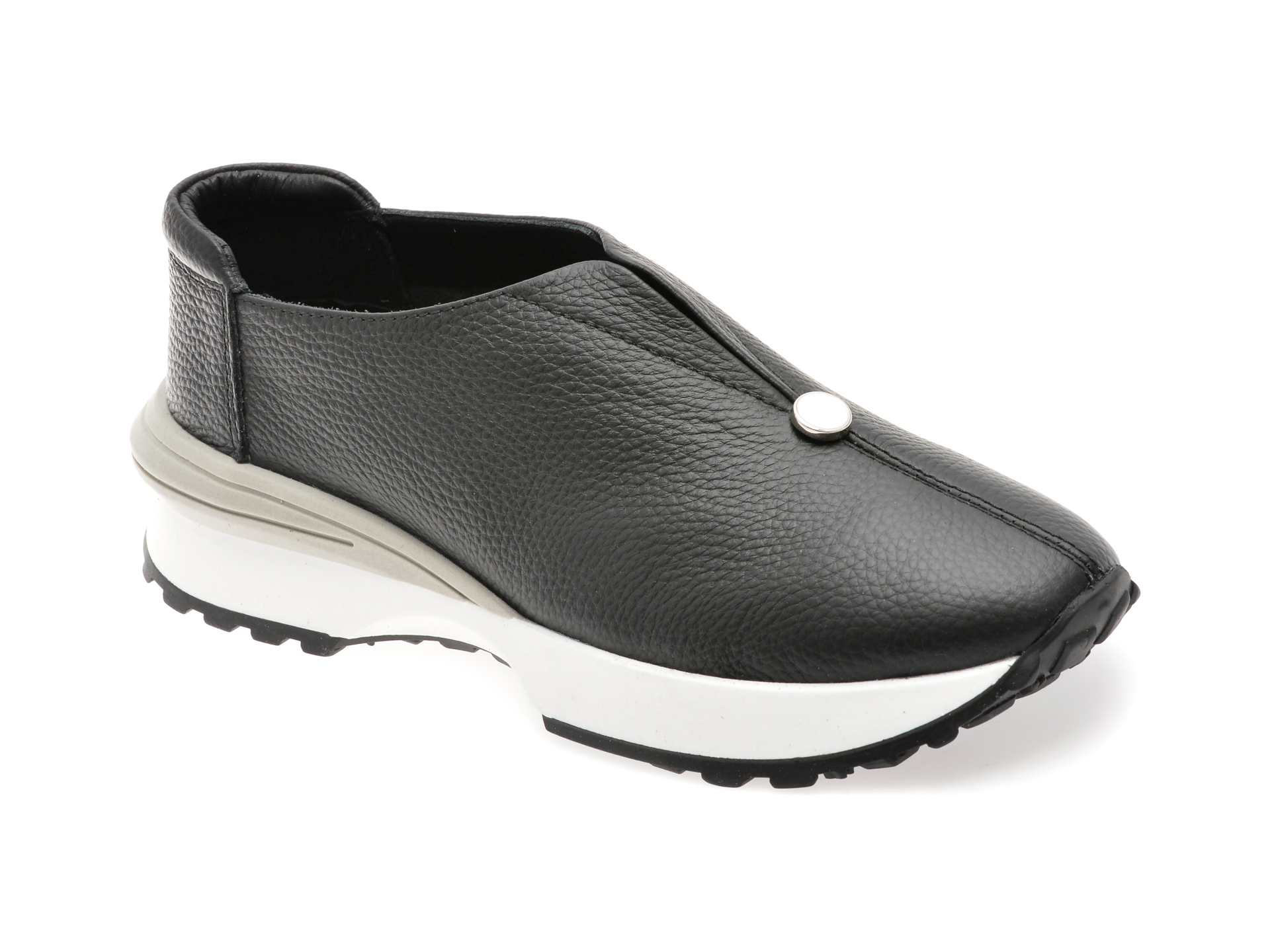 Epica Pantofi Sport Negri Piele Naturală