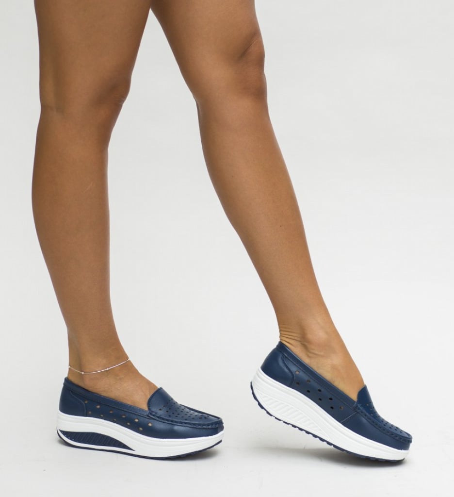 Pantofi Casual Buga Bleumarin | Stil & Confort - imagine 6