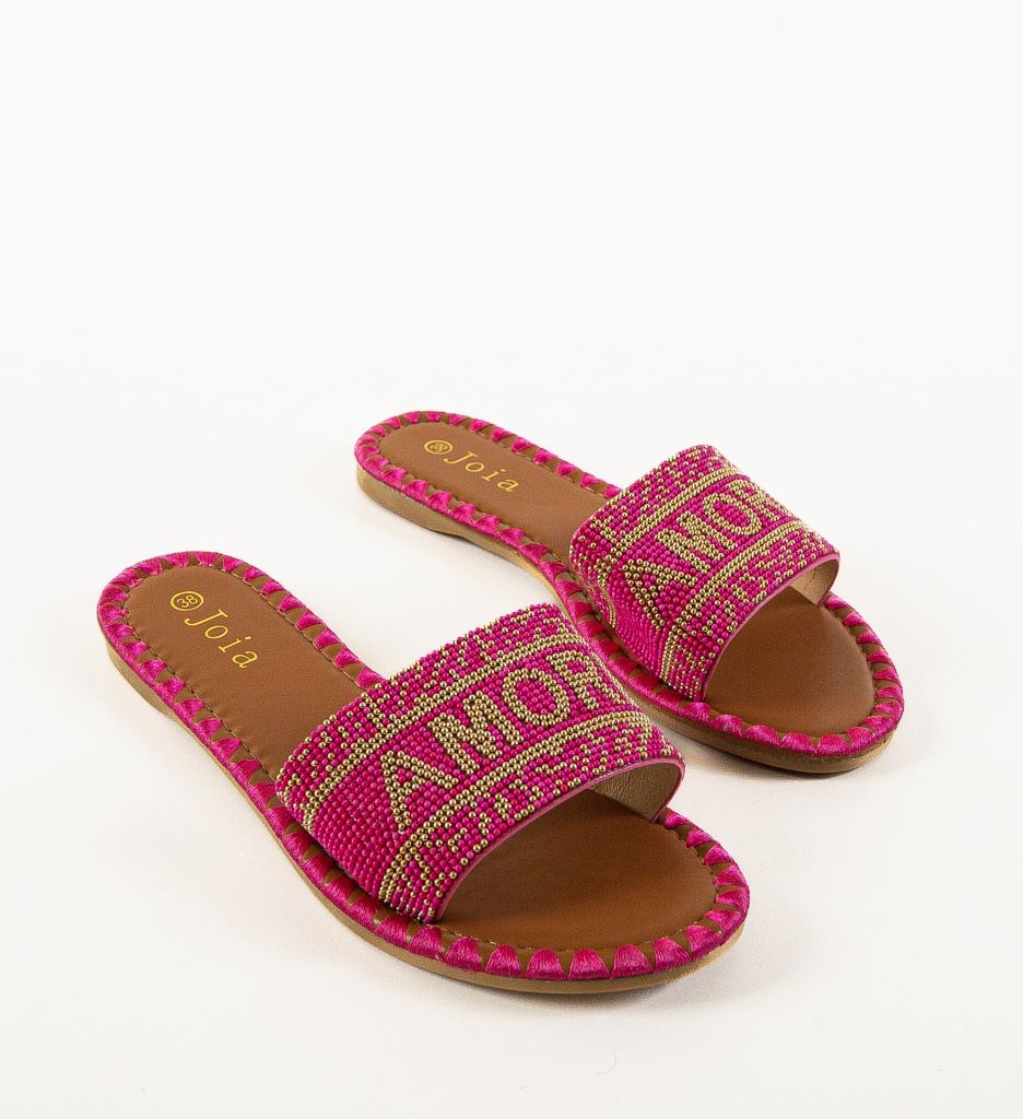 Papuci Dama Ramses Fuchsia | Confort și Stil