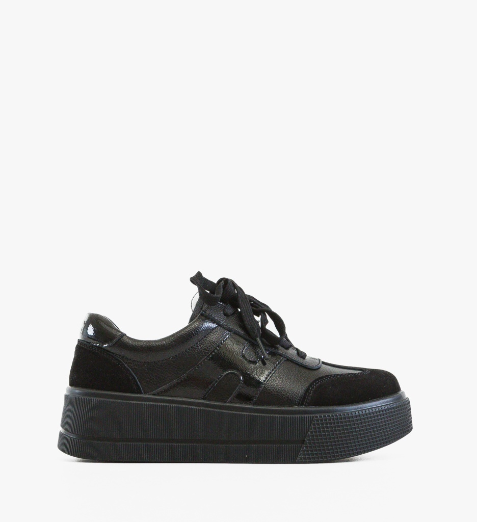 Pantofi Casual Hakro Negri | Confort & Stil - imagine 6