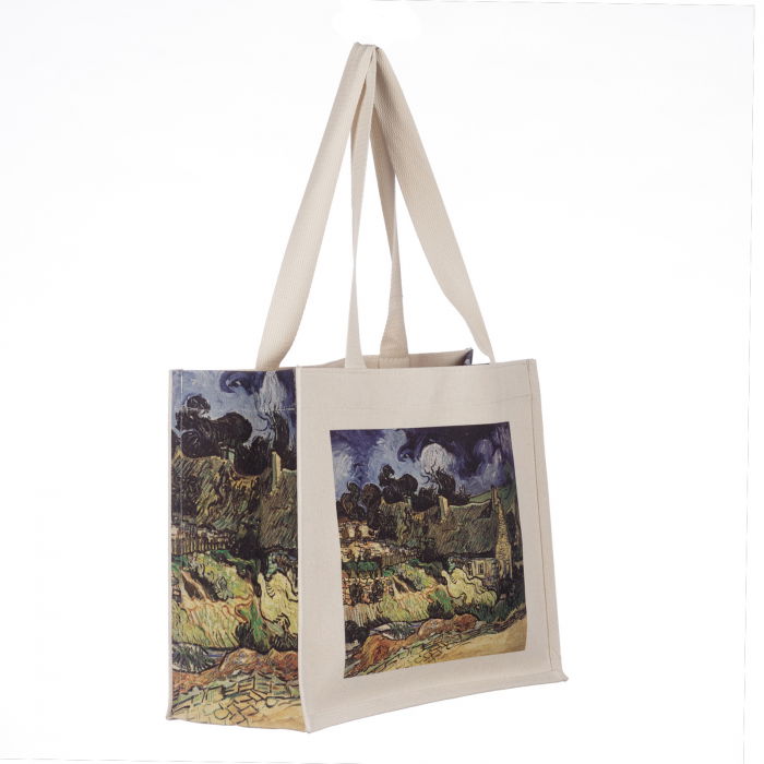 Geanta Shopika cu Imprimeu Peisaj Rural | Stil Unic