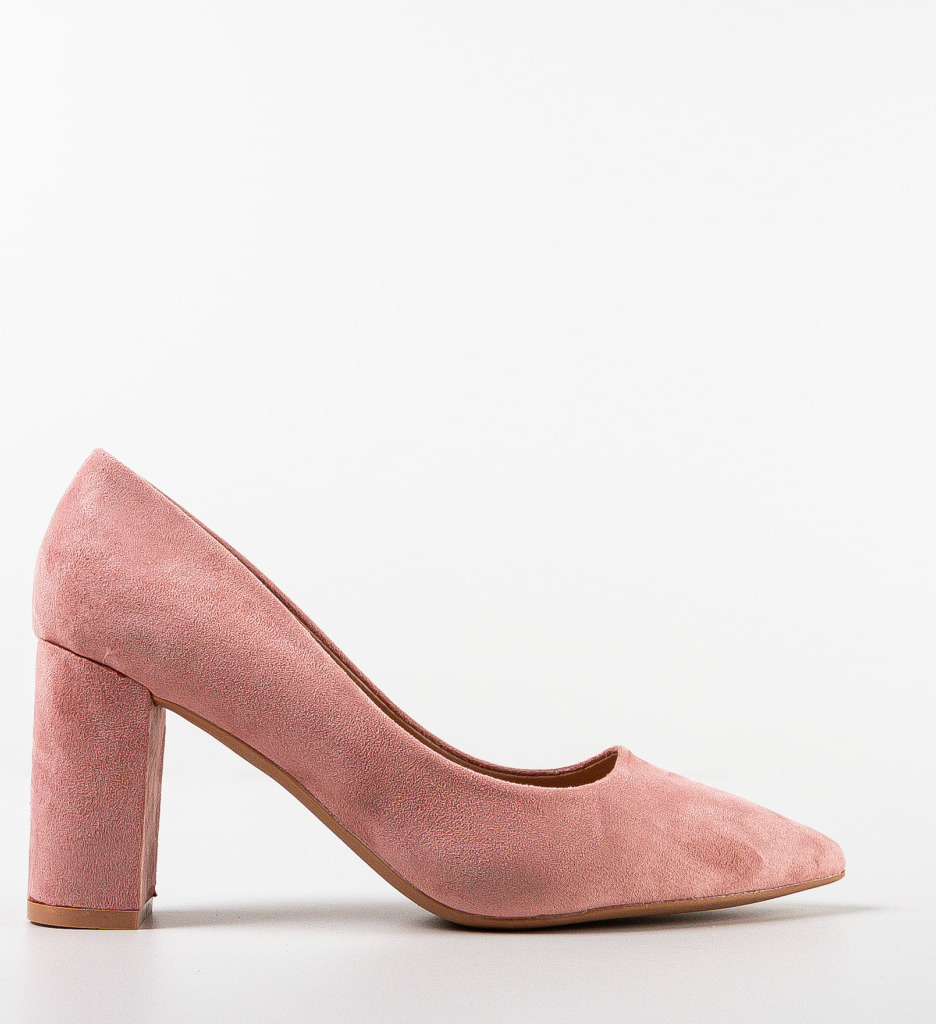 Pantofi cu Toc Horton Roz | Eleganță Asigurată - imagine 4