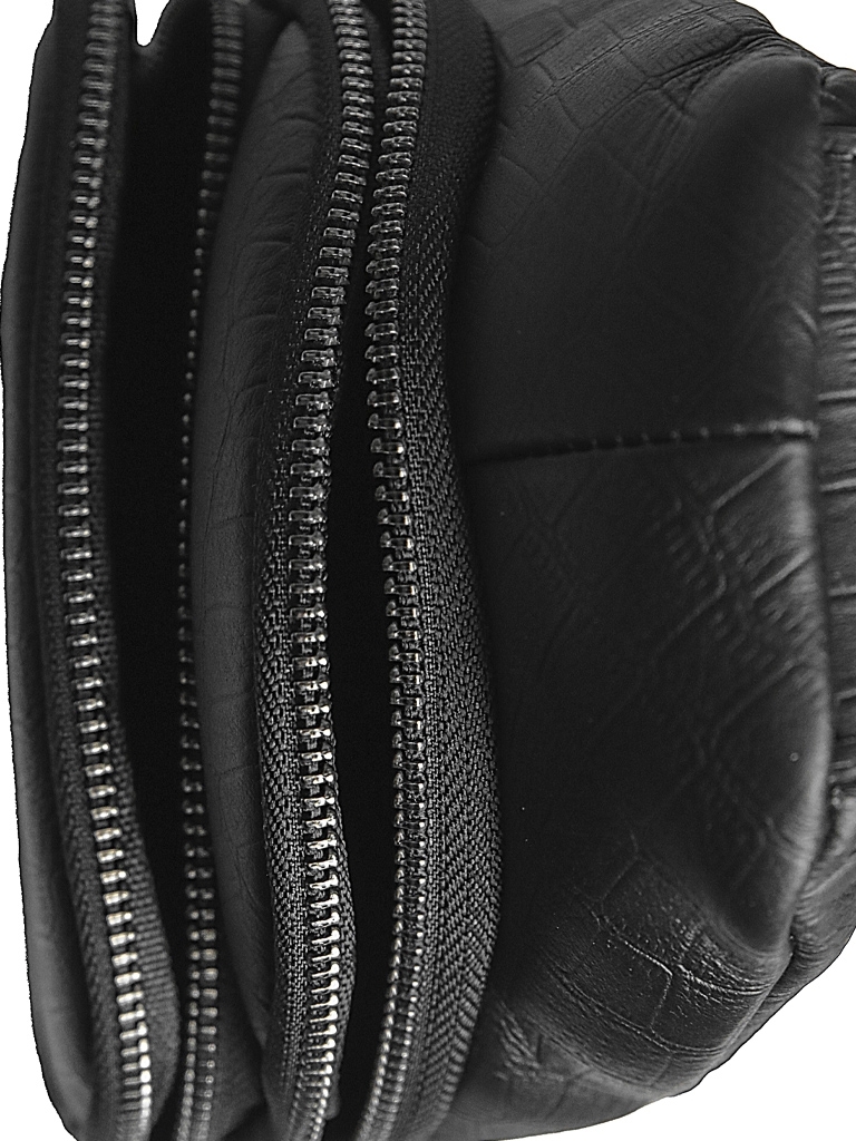Geanta barbati piele naturala neagra 1014B Gallantry - imagine 3