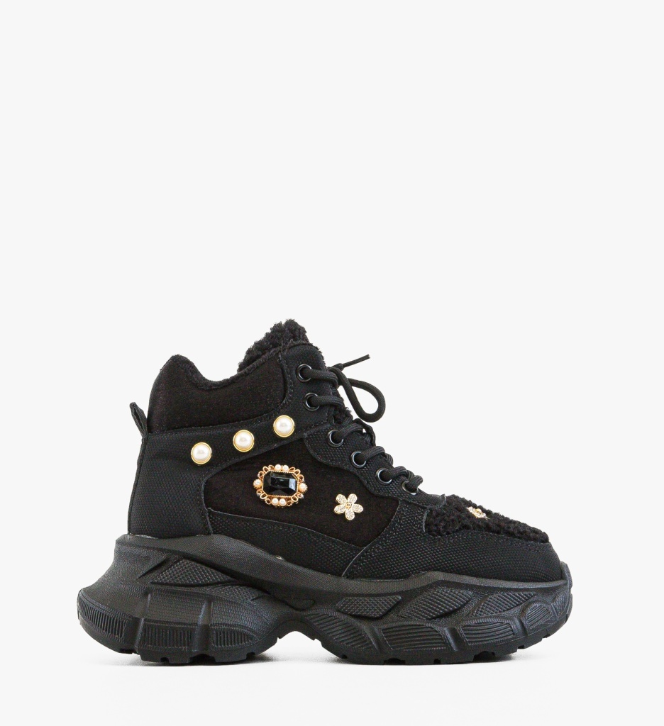 Sneakers Dama Erbazy Negri - Confort și Stil - imagine 6