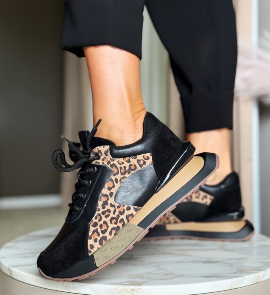 Sneakers Dama Klery Negri - Confort și Stil - imagine 2