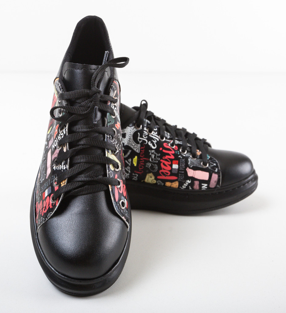 Pantofi Sport Arli Negri | Confort și Versatilitate - imagine 7