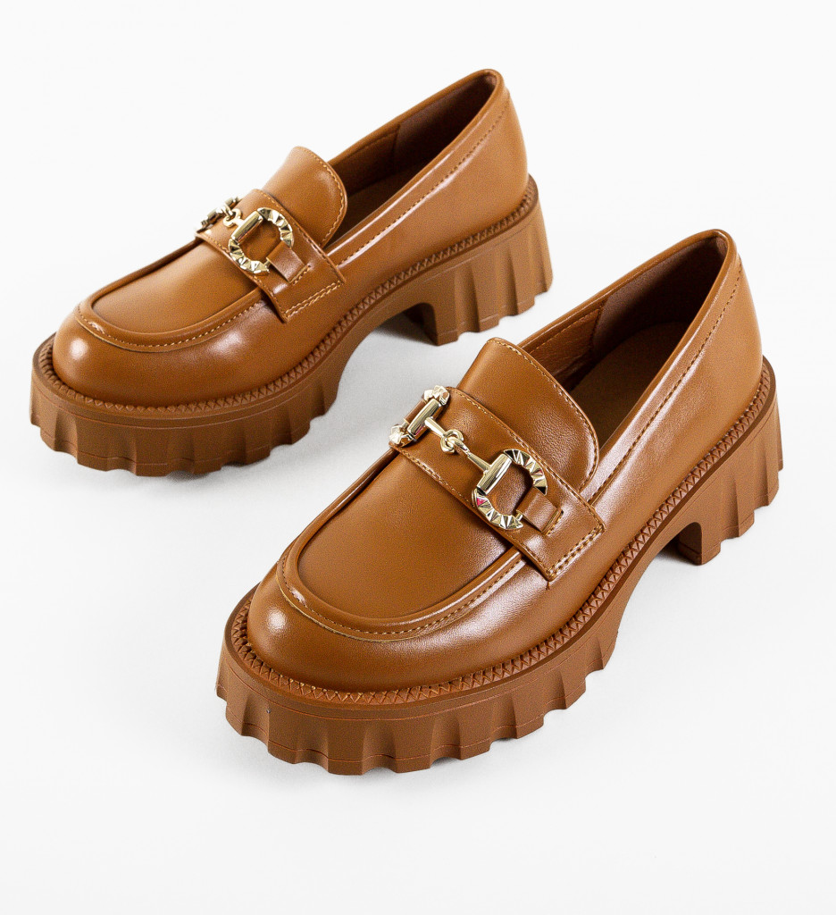 Pantofi Casual Alyena Camel - Confort și Stil