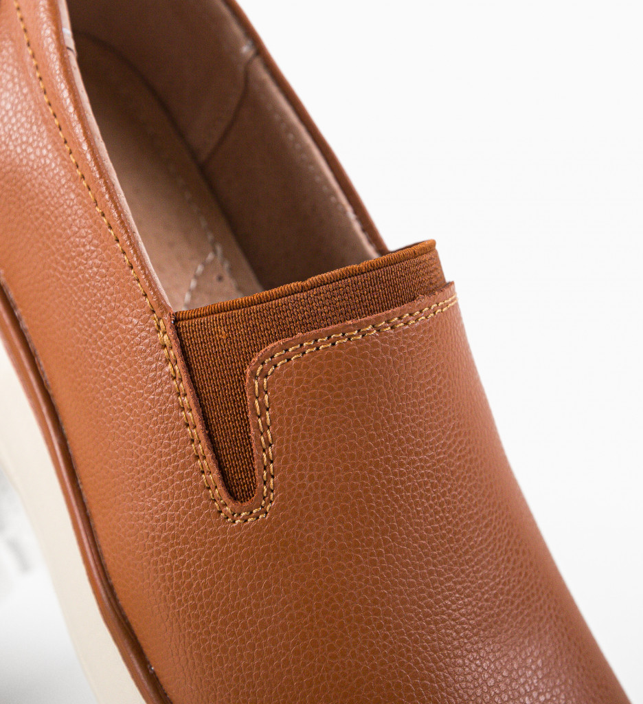 Pantofi Casual Yanam Camel | Confort și Stil - imagine 11