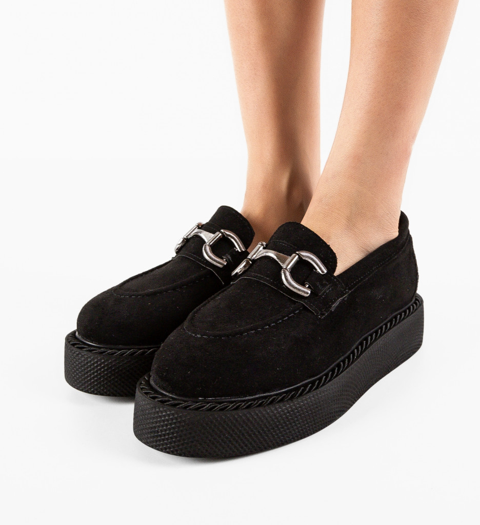 Pantofi Casual Selvie Negri | Confort și Stil