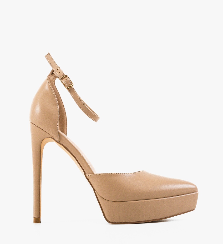 Pantofi cu Toc Vera Bej | Eleganță și Stil - imagine 7