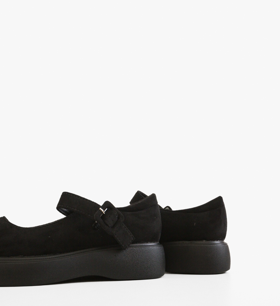 Pantofi Eowin Negri | Stil Casual Confortabil - imagine 4