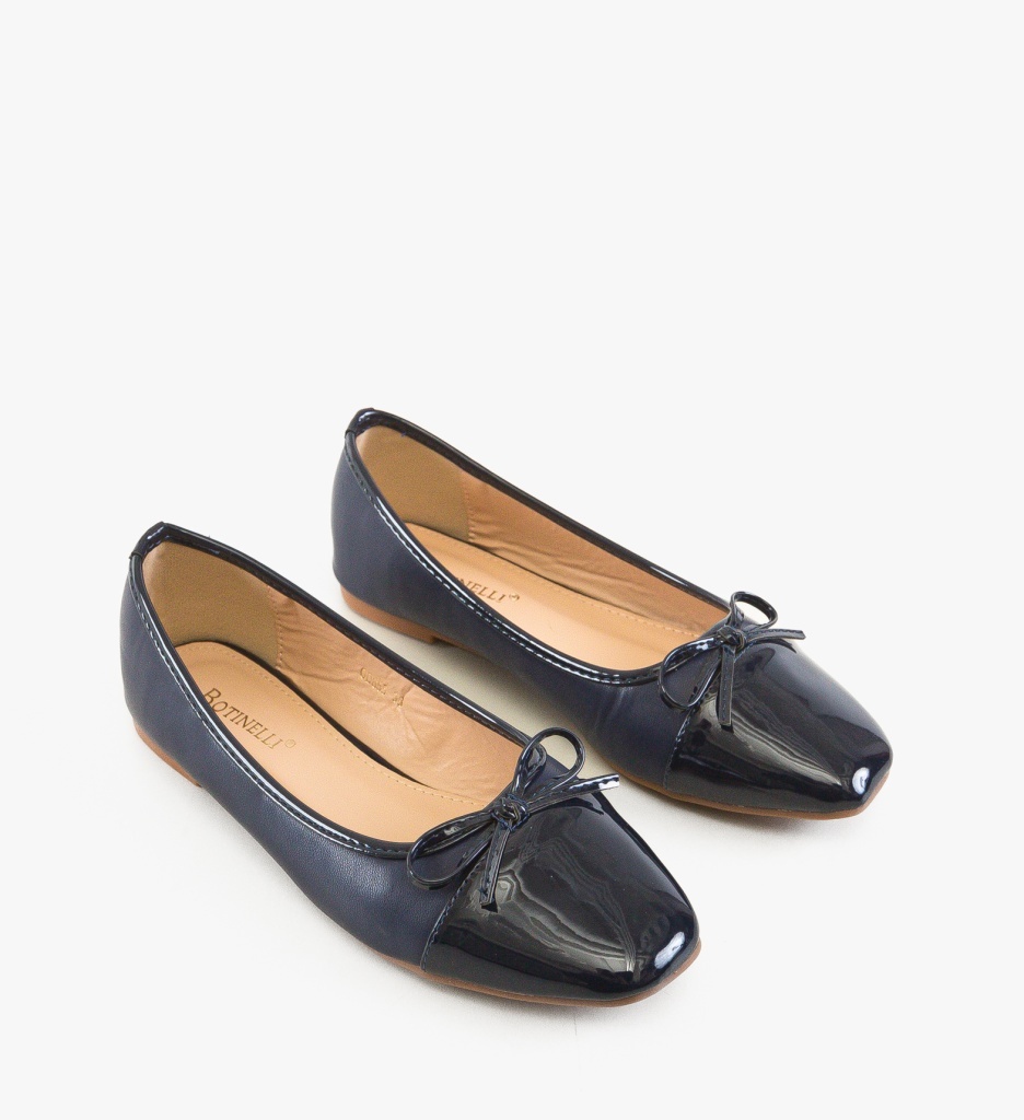 Balerini Dama Zenga Bleumarin Eleganți - imagine 3