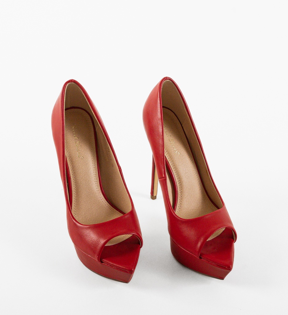Pantofi Rosii cu Toc Dama | Stil și Eleganță - imagine 7