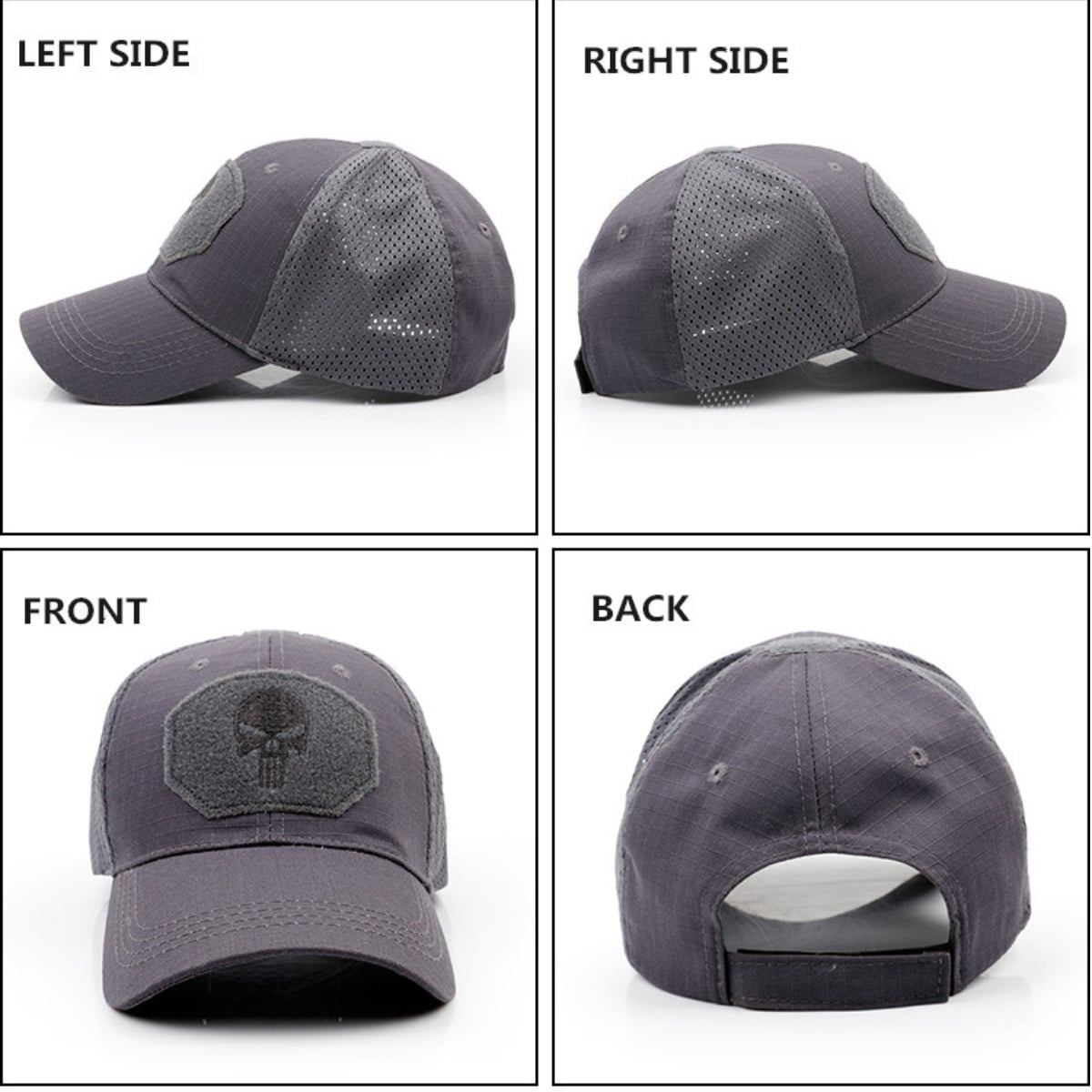 Sapca Barbati Picadili Negru Militar Ajustabila - imagine 2