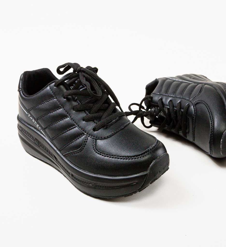 Sneakers Tranaf Negri - Confort și Stil - imagine 6