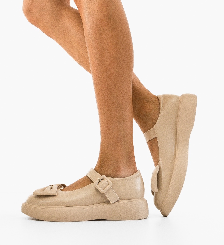 Pantofi Casual Samwell Bej - Confort și Stil - imagine 3